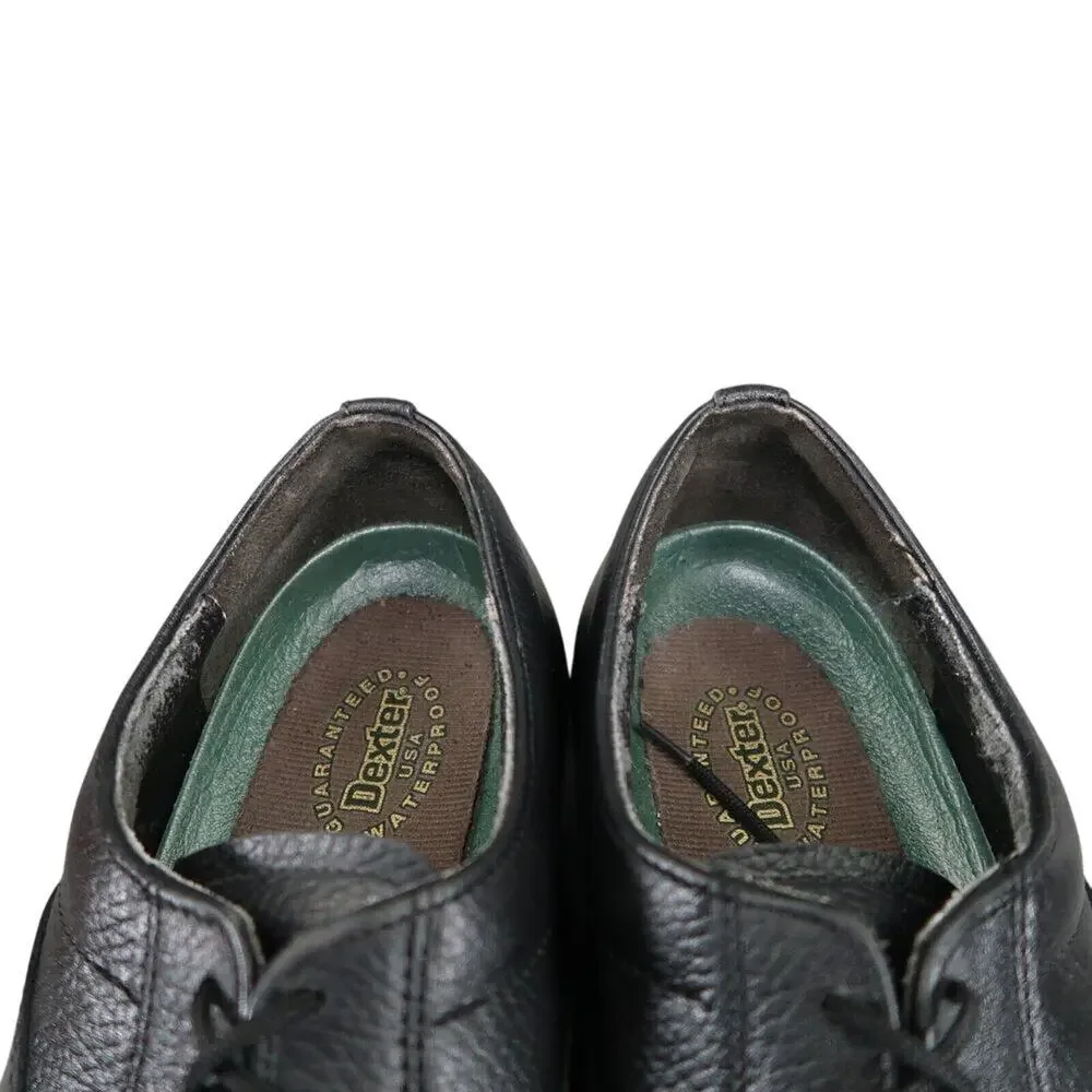 Dexter Shoes Mens 11.5 Oxford Dress Cap Toe Leather Comfort Formal Black Career
